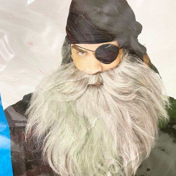 California Costume Collection Pirate Beard and Moustache Halloween - Picture 4 of 10